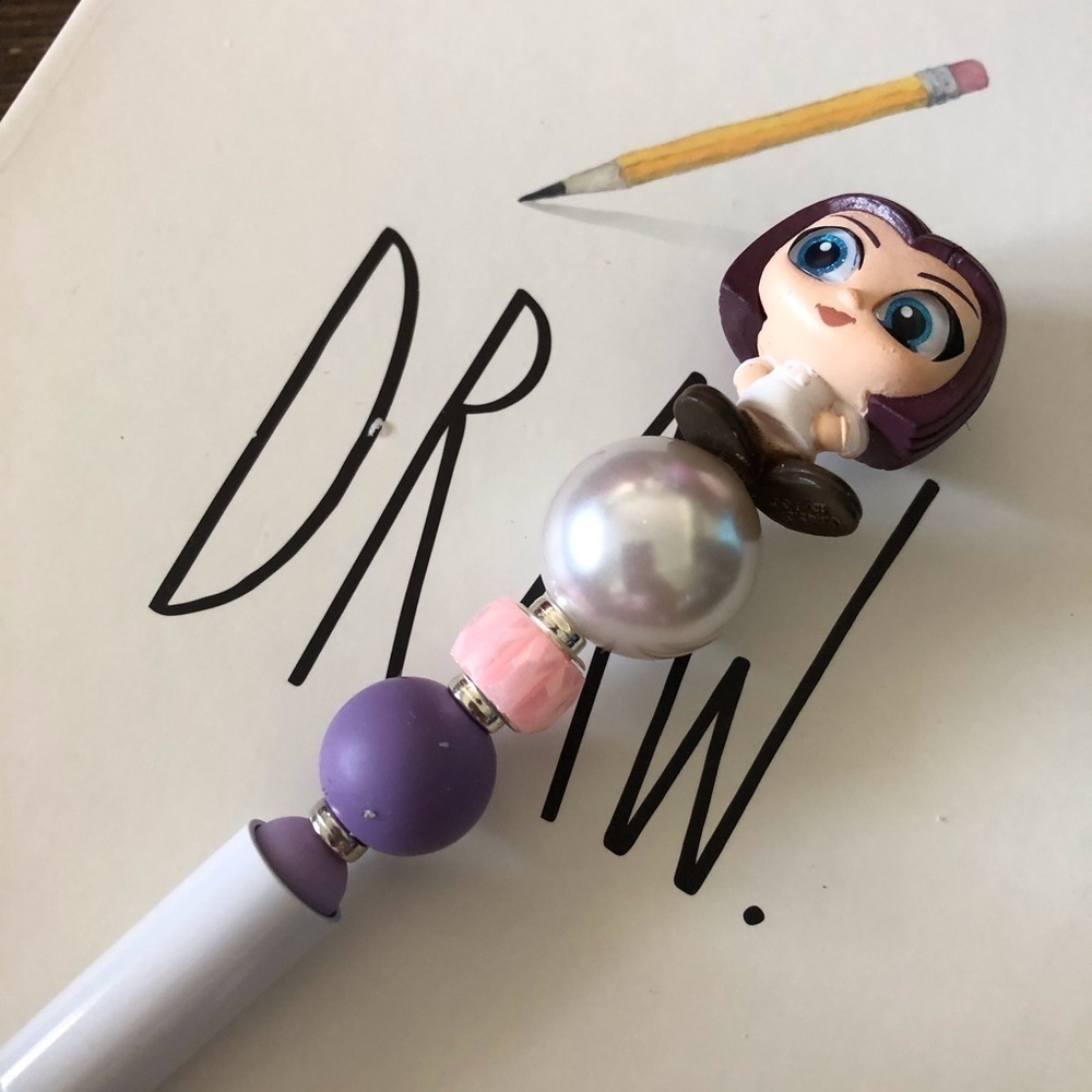 Disney Doorables: Ratatouille: Colette Tatou handmade beaded pens